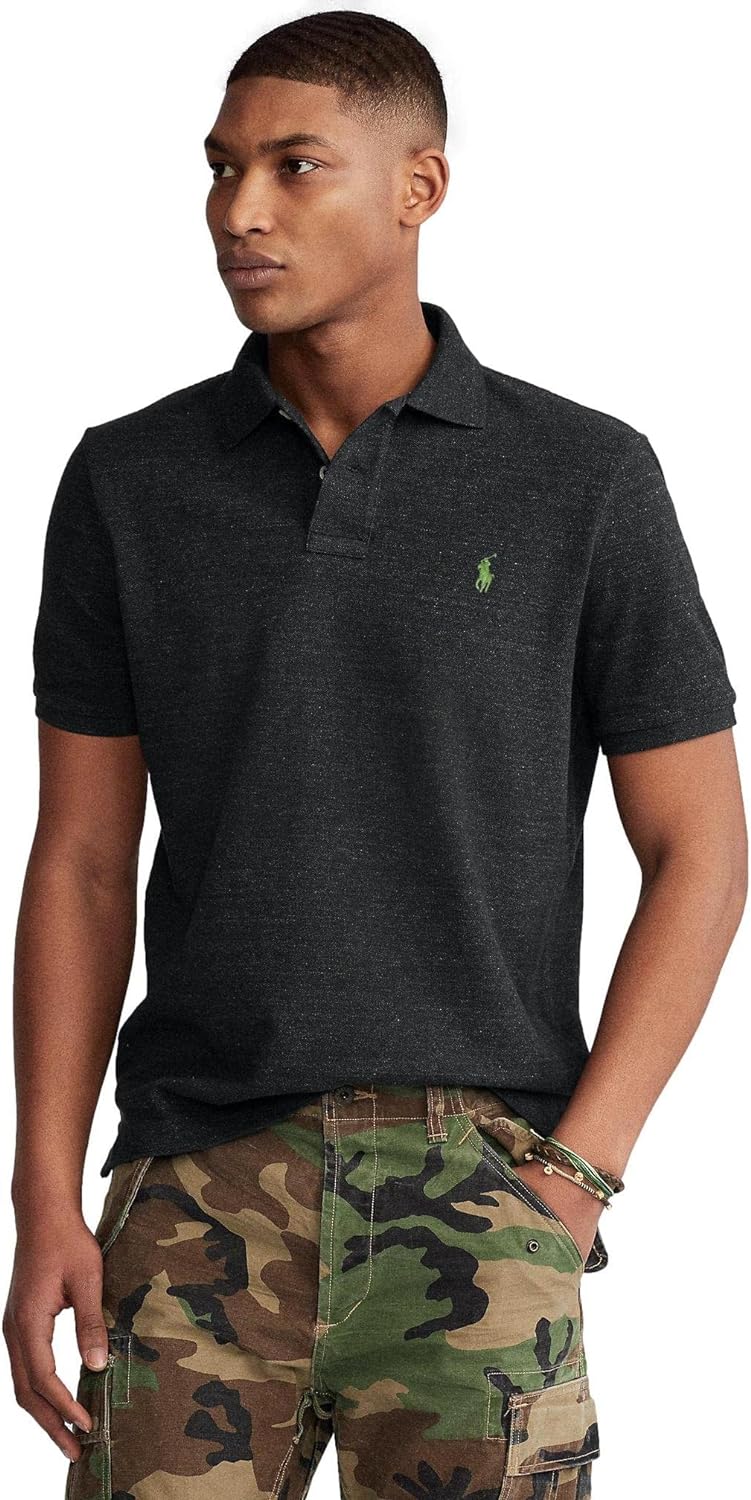 POLO RALPH LAUREN Polo Shirt Classic Custom Fit Short Sleeve Mesh Polo Shirt mens