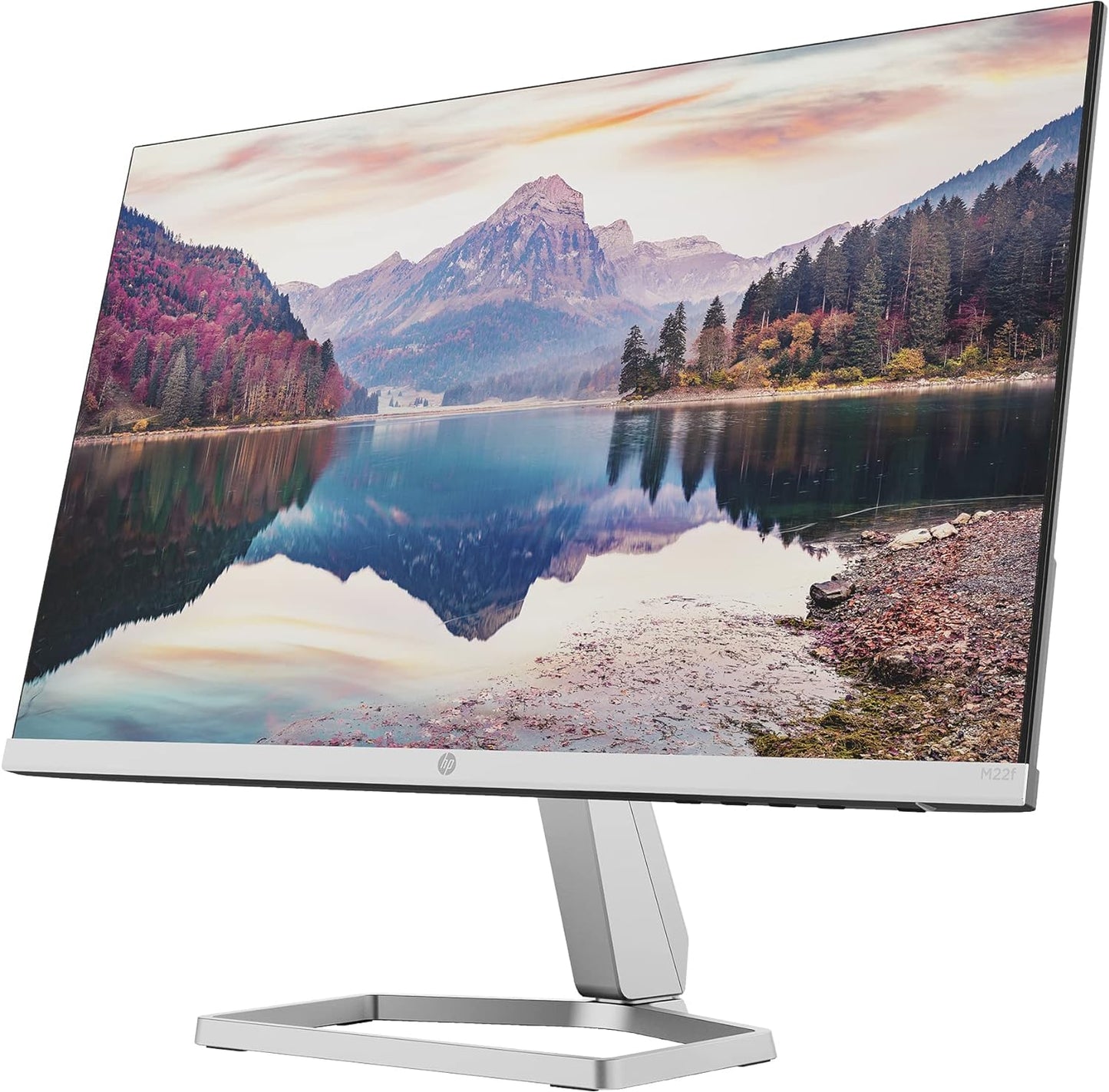 HP M27fw Full HD 27" IPS LCD Monitor with AMD FreeSync 2021 Model - Silver White