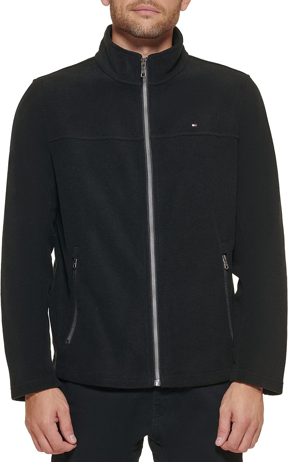 Tommy Hilfiger Men's Classic Zip Front Polar Fleece Jacket