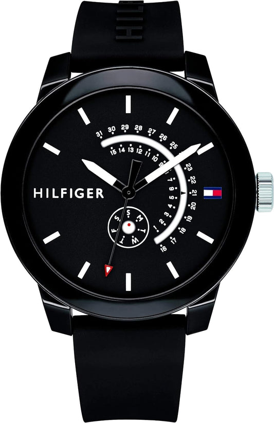 Tommy Hilfiger Men's Navy Dial Navy Silicone Watch - 1791803