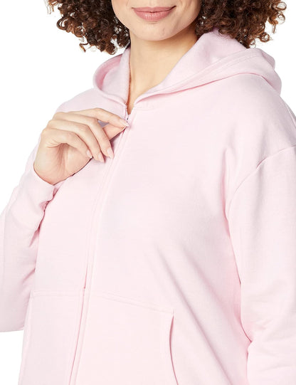 Hanes womens Women's Fleece Full-zip Hood Fleece Jacket (pack of 1)