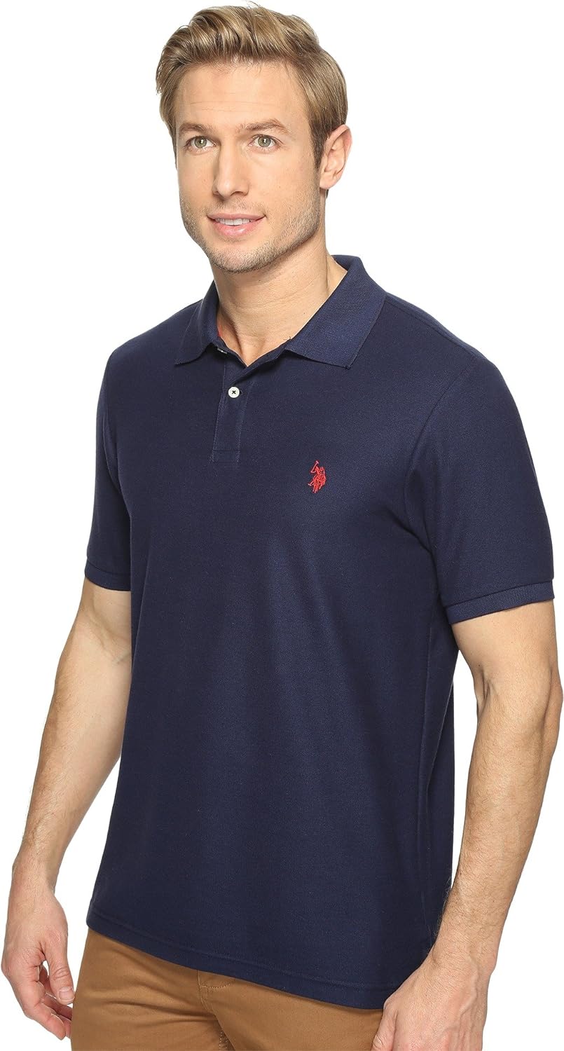 U.S. Polo Assn. Men's Polo Shirt, Oatmeal, One size