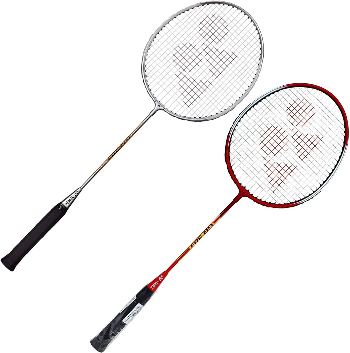 YONEX GR 303 Combo Badminton Racquet with Full Cover, Set of 2