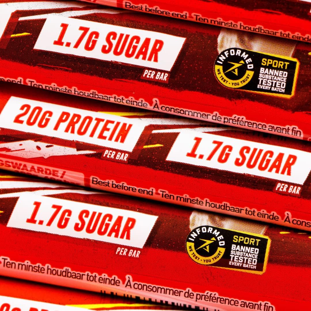 Grenade High Protein, Low Sugar Bar - Chocolate Chip Salted Caramel, 12 x 60 g