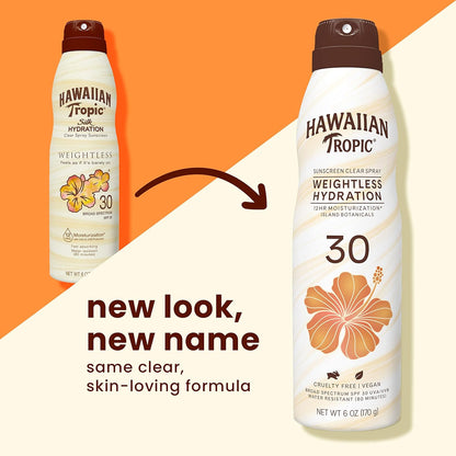 Hawaiian Tropic Silk Hydration Weightless Continous Spray Sunscreen