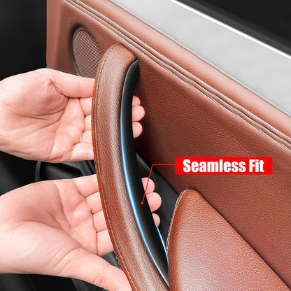 Jaronx Compatible with BMW X5 X6 Door Pull Handle, 3PCS Door Handle Replacement Fit for BMW X5 F15 F85 2014-2018/X6 F16 F86 2015-2018, Left and Right Side Door Armrest Replacement Interior Door Handle