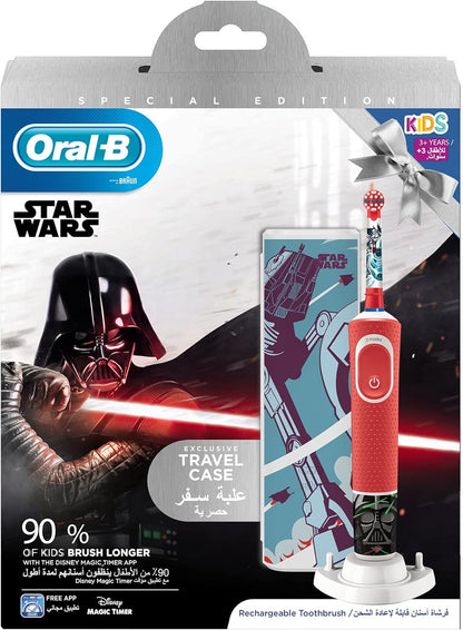 Oral B Vitality D100 CLS Sensi Ultrathin Rechargeable Toothbrush + EB 20-2 Brush Head Bundle