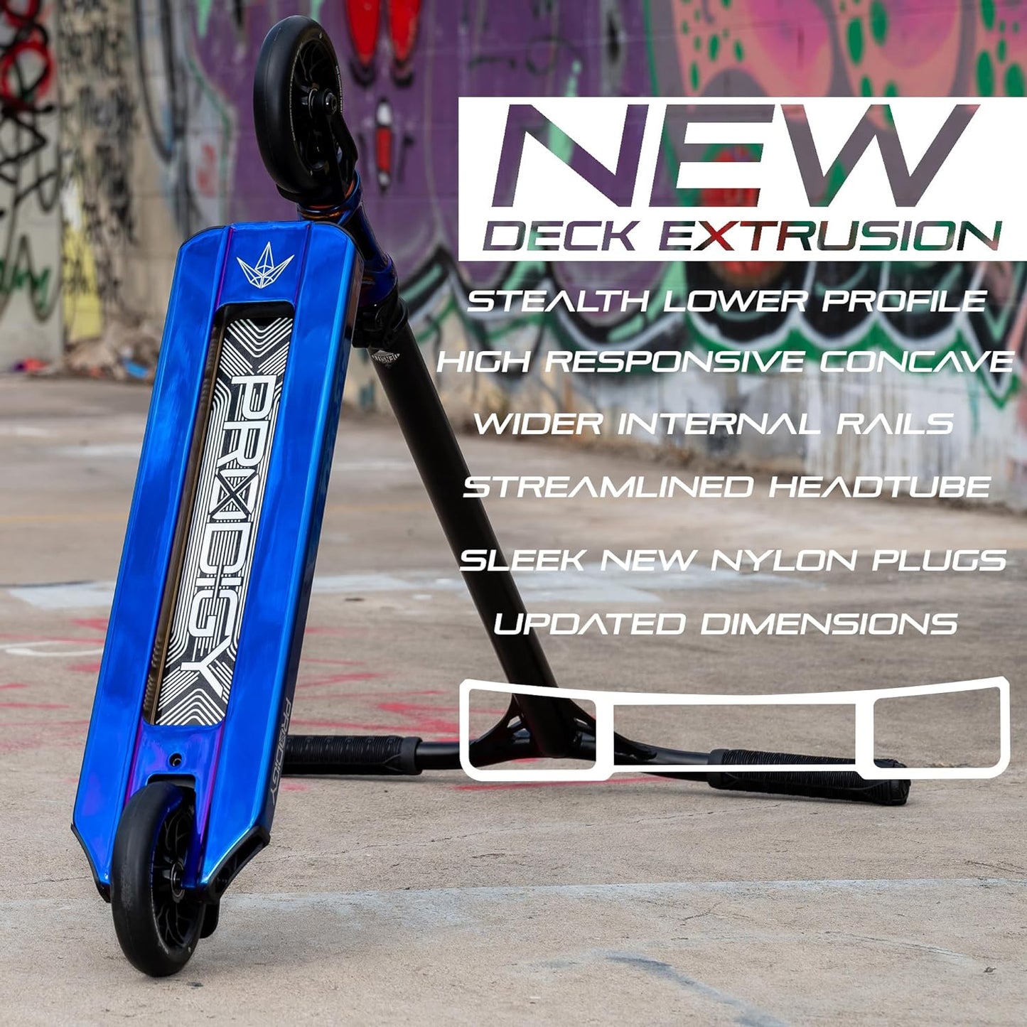 Envy Scooters Prodigy X Pro Scooter - Quality, High Performance Scooters Built from Professional Level Parts - Perfect Stunt Scooter for All Skill Levels