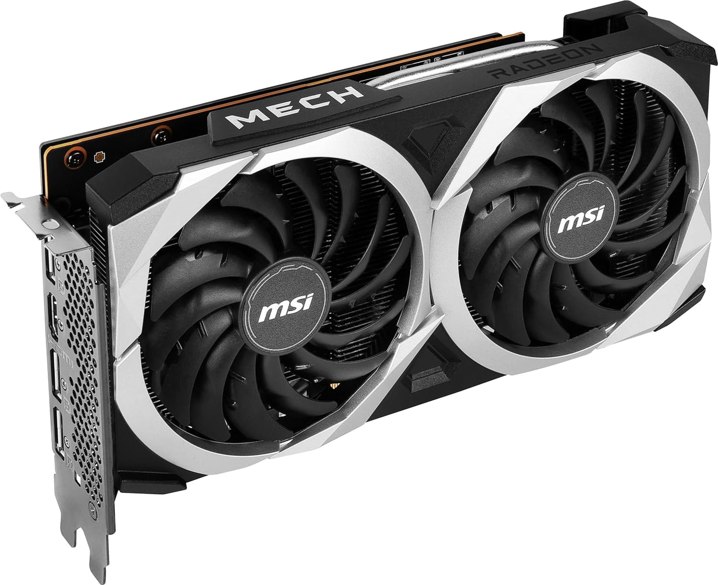 MSI VGA Radeon RX 6600 MECH 2X 8G Gaming Graphics Card, 128-bit Memory, PCI Express® 4.0 x8, 18 Gbps Memory Speed, 7680 x 4320 Maximum Resolution - Black