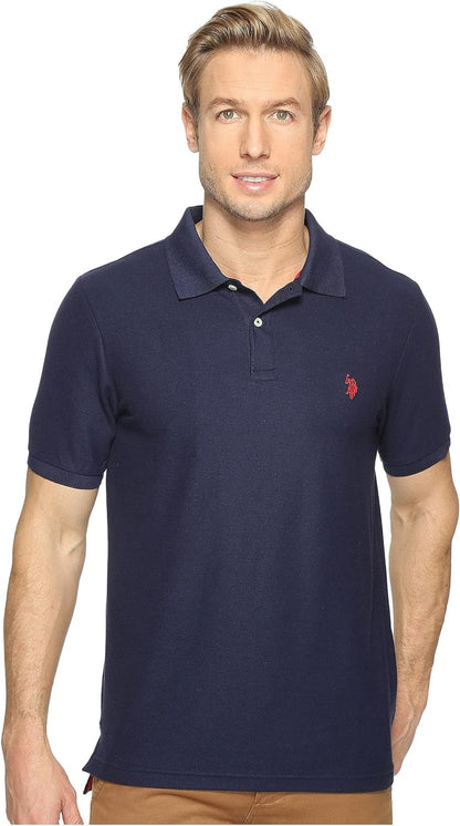 U.S. Polo Assn. Men's Polo Shirt, Oatmeal, One size