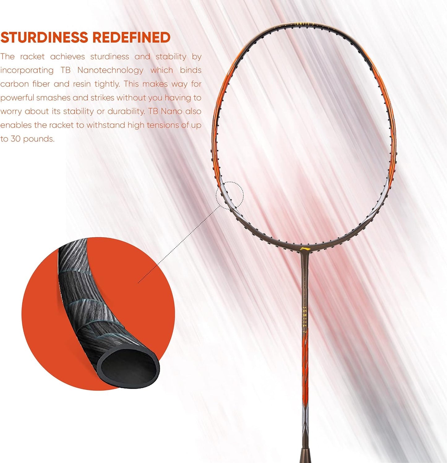 Li-Ning IGNITE 7 (SPEED RACKET. 77 grams)