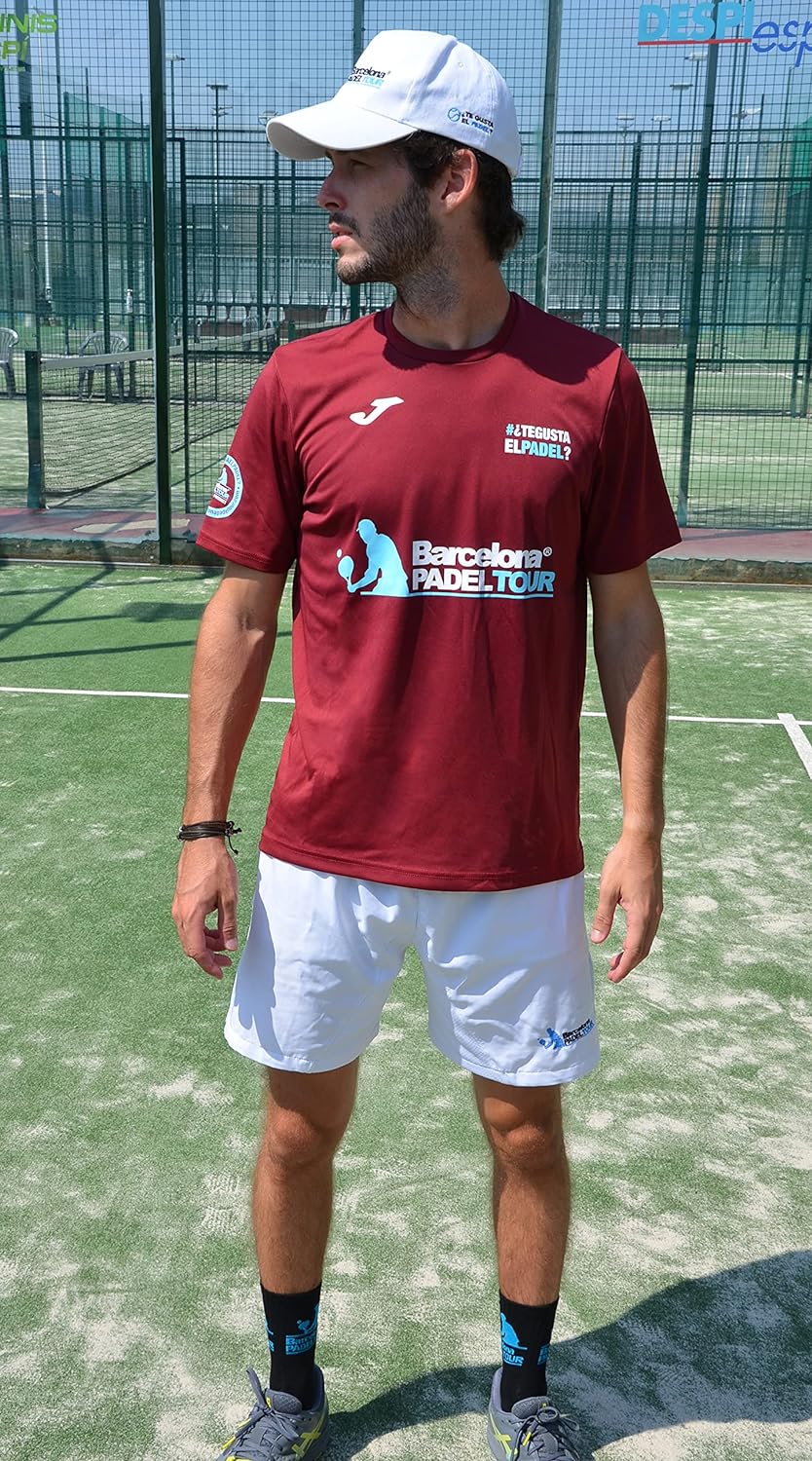 Barcelona Padel Tour | Technical Short Sleeve T-shirt"Te gusta el pádel" | Man | Soft Touch and Quick Drying | Sportswear