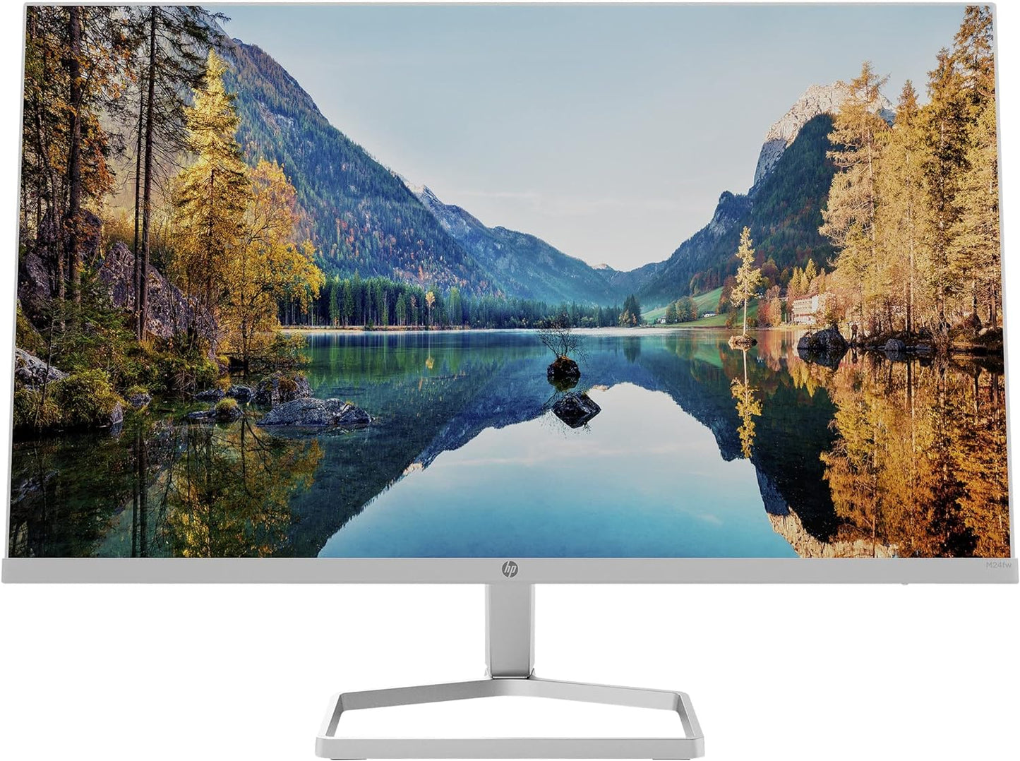 HP M27fw Full HD 27" IPS LCD Monitor with AMD FreeSync 2021 Model - Silver White