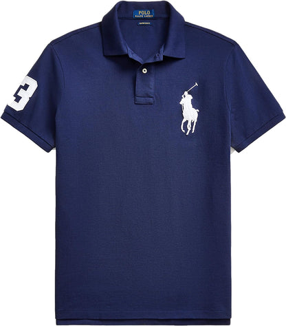 POLO RALPH LAUREN Polo Shirt Classic Custom Fit Short Sleeve Mesh Polo Shirt mens