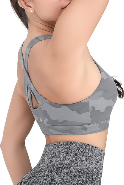 RUNNING GIRL womens Full Coverage Women's Plus Sports Bras