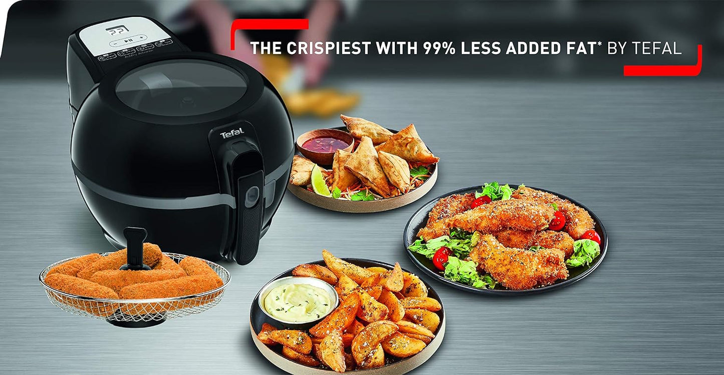 Tefal ActiFry Advance Snacking FZ729840 Health Air Fryer, Snacking basket, Black, 1.2kg, 6 portions, 1400W