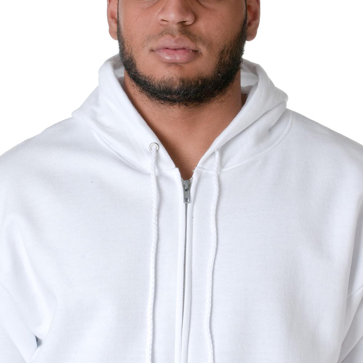 Hanes Men's Hoodie, EcoSmart Fleece Zip-Front Hooded Sweatshirt, Cotton-Blend Fleece Hooded Sweatshirt, Mid-Weight Zip-Up, Charcoal Heather, S