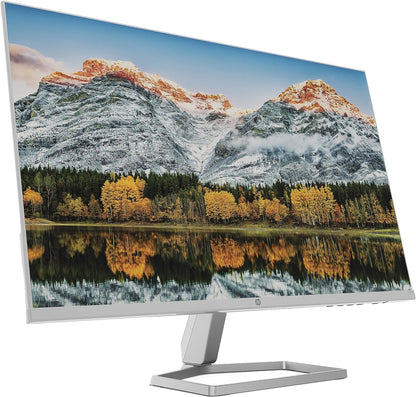 HP M27fw Full HD 27" IPS LCD Monitor with AMD FreeSync 2021 Model - Silver White