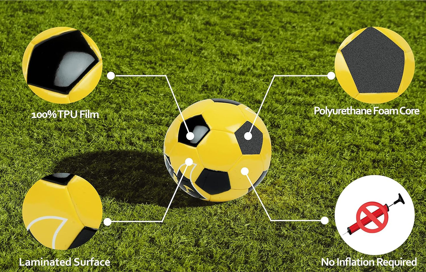 NMK Airless Ball | Kids Soccer Ball, Size 2 Kids Soccer Ball Airless Soccer Training Ball Gift for Children Students