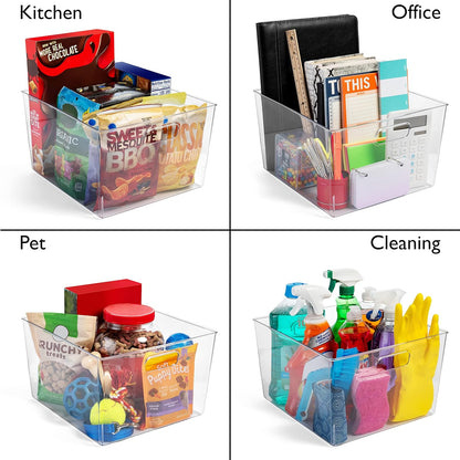 CLEARSPACE Plastic Storage Bins