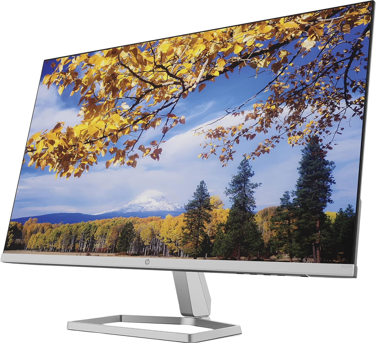 HP M27fw Full HD 27" IPS LCD Monitor with AMD FreeSync 2021 Model - Silver White