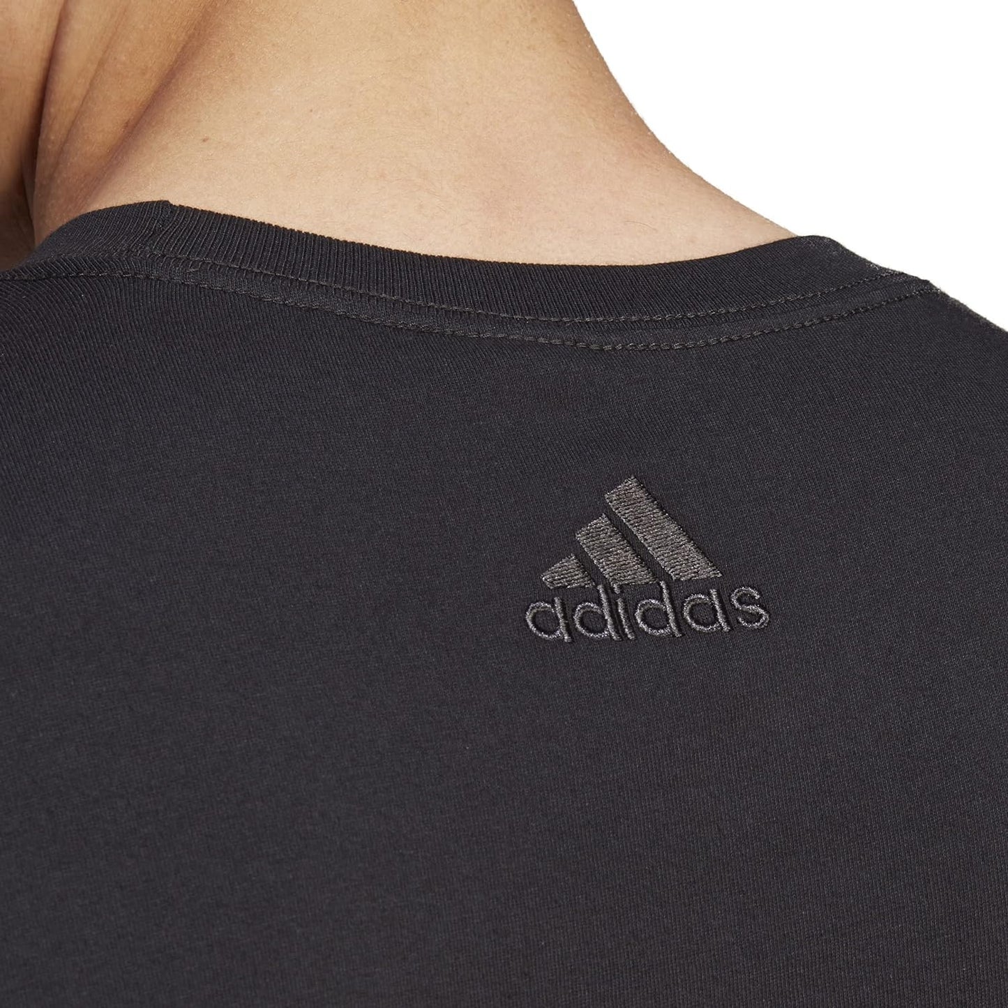 Adidas Essentials Single Jersey Linear Embroidered Logo Men's T-shirt