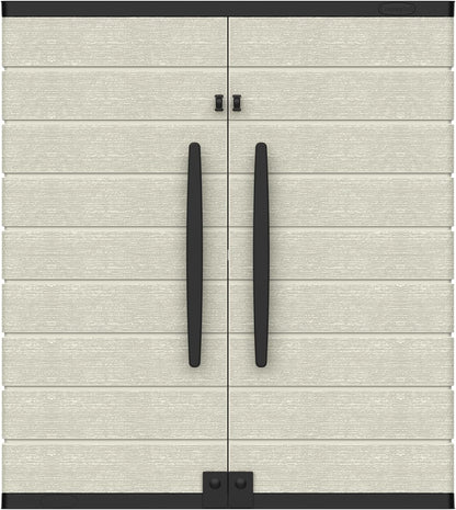 Cosmoplast Cedargrain Vertical Storage Short Cabinet