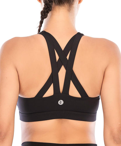 RUNNING GIRL womens Full Coverage Women's Plus Sports Bras