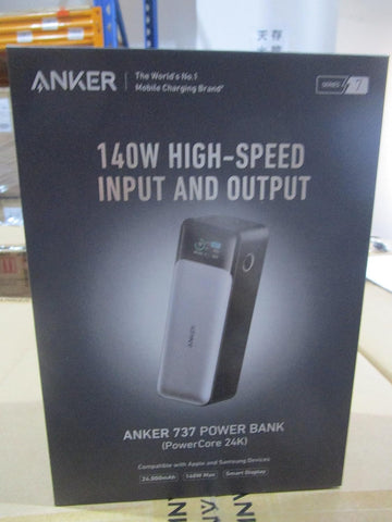 Anker 737 PowerCore 24K Power Bank 140W PD 3.1 USB Review