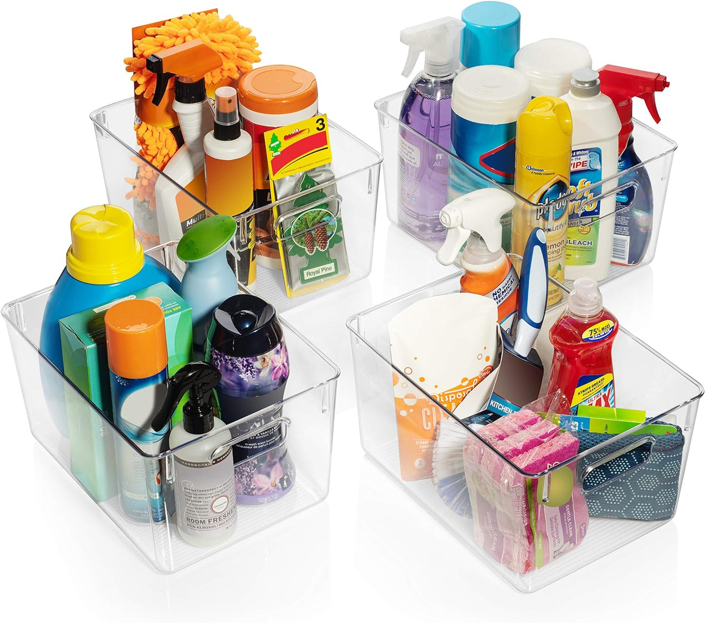 CLEARSPACE Plastic Storage Bins