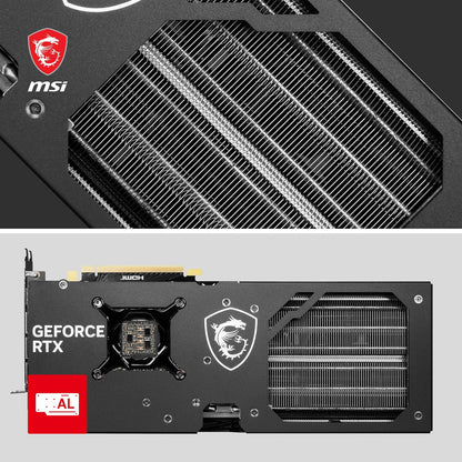 MSI GeForce RTX 4070 GAMING X TRIO 12G Graphics Card - RTX 4070 GPU, 12GB GDDR6X (21Gbps/192-bit), PCIe 4.0 - TRI FROZR 3 (3 x TORX Fan 5.0), RGB - HDMI 2.1, DisplayPort 1.4a