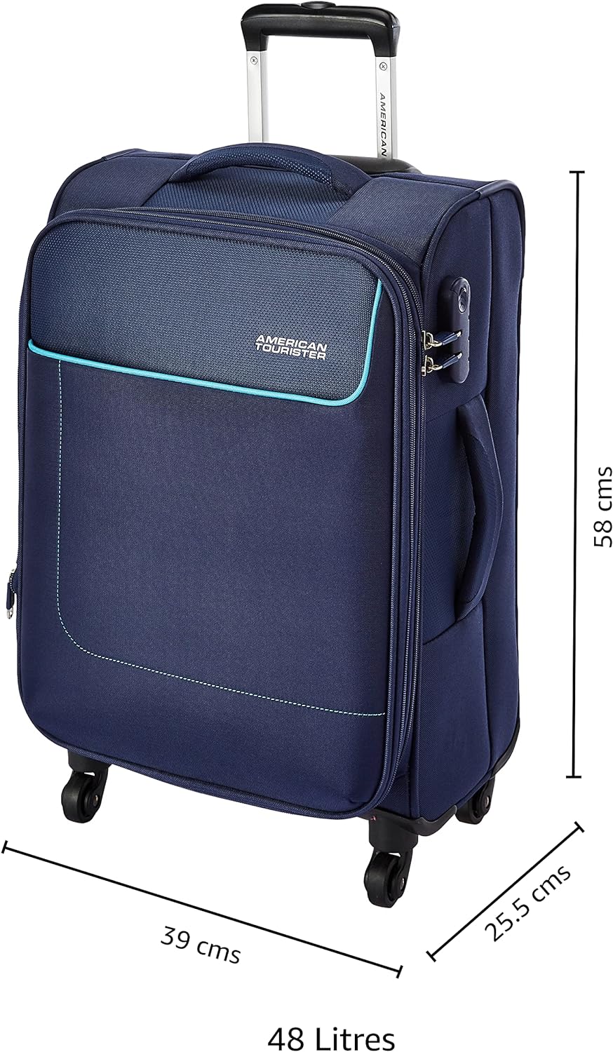 American tourister rolling tote travel sale