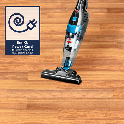 Bissell| Featherweight (2024E), Lightweight Corded Stick Vacuum, 3-in-1: Stick, Hand and Stair Vacuum Cleaner , Multi-Surface Powerful Cleaning, Bagless-Easy to Empty